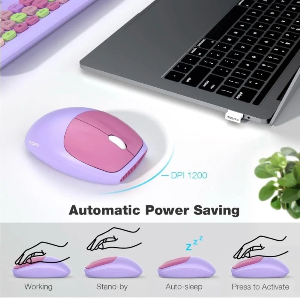 Multi color keyboard and mouse (USB)